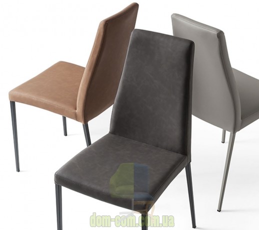 Мягкий стул на металлическом каркасе Calligaris Aida soft  CS1452