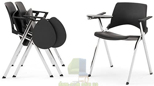 Штабелируемый офисный стул со столиком Voila Milani