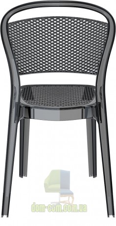 Венский стул из поликарбоната Bee Siesta 021 черный прозрачный 