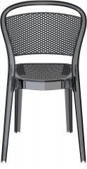 Венский стул из поликарбоната Bee Siesta 021 черный прозрачный 