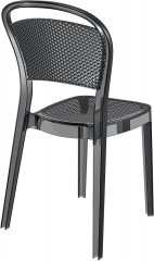 Венский стул из поликарбоната Bee Siesta 021 черный прозрачный 