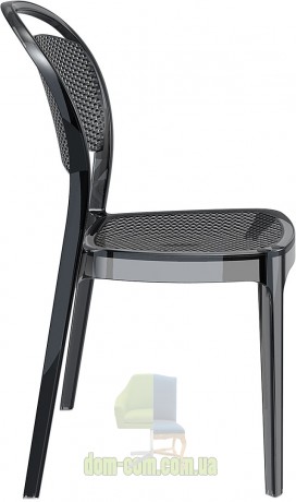Венский стул из поликарбоната Bee Siesta 021 черный прозрачный 