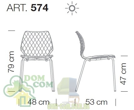 Стул Metalmobil Uni 574