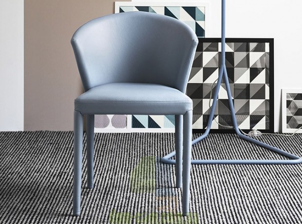 Удобный стул с изогнутой спинкой Calligaris Amelie CS/1442