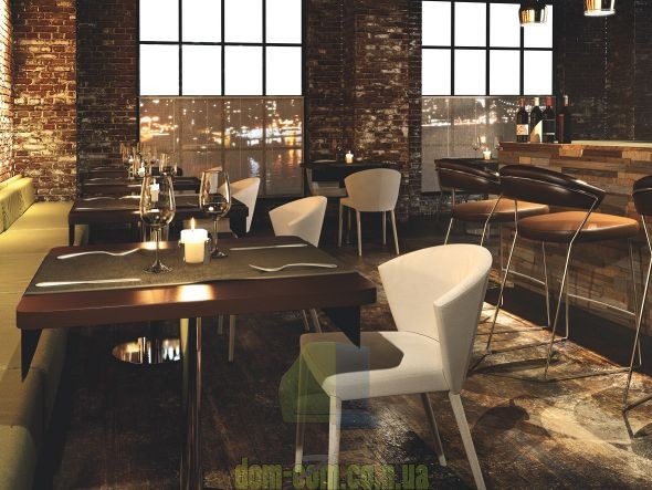 Удобный стул с изогнутой спинкой Calligaris Amelie CS/1442