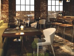 Удобный стул с изогнутой спинкой Calligaris Amelie CS/1442