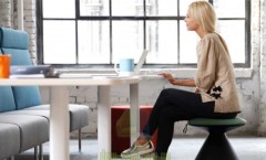 Дизайнерский табурет с поворотным сидением Fungus Milani