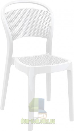Венский стул из поликарбоната Bee Siesta 021 белый глянцевый