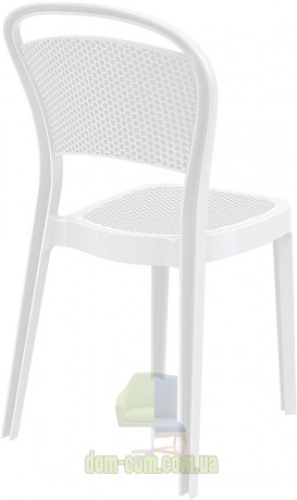 Венский стул из поликарбоната Bee Siesta 021 белый глянцевый