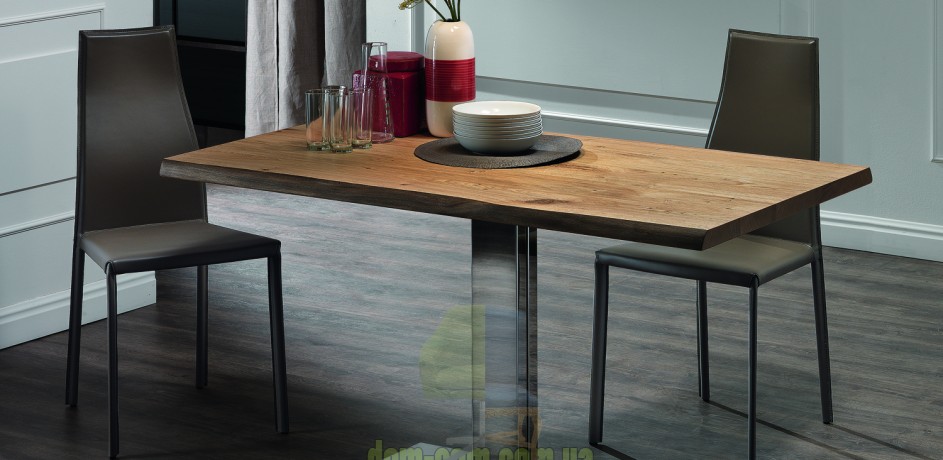 Стол одной ноге Cattelan Italia Elvis Wood