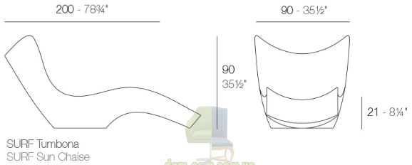 Шезлонг от Karim Rashid Vondom Surf