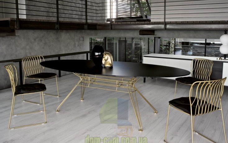 Большой нераскладной обеденный стол Bontempi Casa Sander