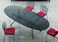 Большой нераскладной обеденный стол Bontempi Casa Sander