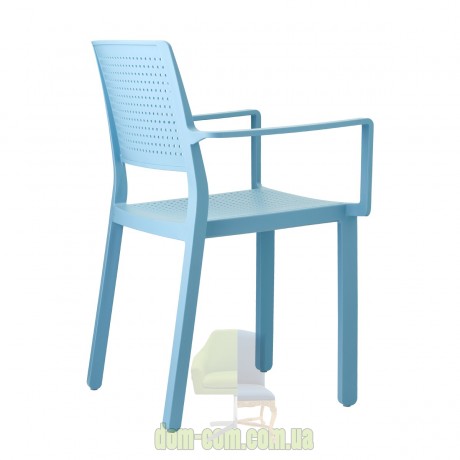 Стул с подлокотниками из технополимера SCAB Design Emi 2342