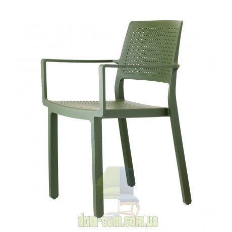 Стул с подлокотниками из технополимера SCAB Design Emi 2342