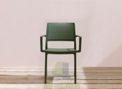 Стул с подлокотниками из технополимера SCAB Design Emi 2342