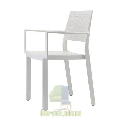 Стул с подлокотниками из технополимера SCAB Design Emi 2342