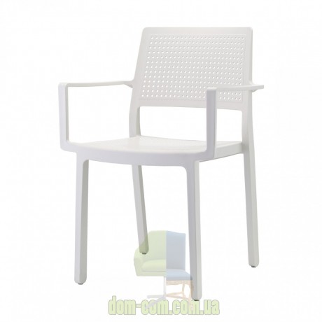 Стул с подлокотниками из технополимера SCAB Design Emi 2342