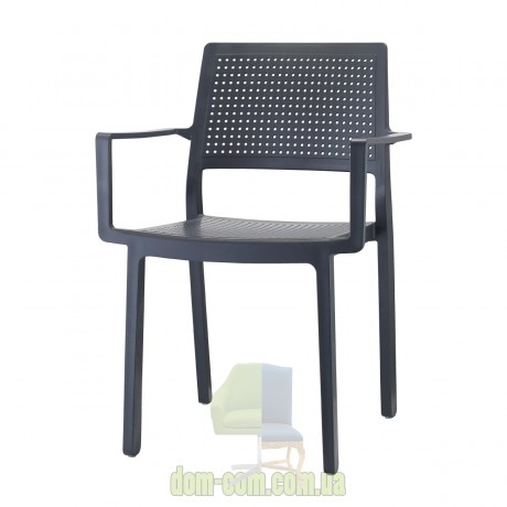 Стул с подлокотниками из технополимера SCAB Design Emi 2342