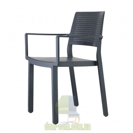 Стул с подлокотниками из технополимера SCAB Design Emi 2342