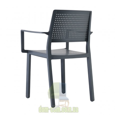 Стул с подлокотниками из технополимера SCAB Design Emi 2342