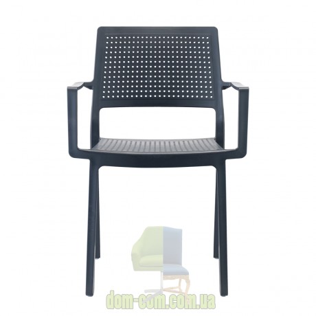 Стул с подлокотниками из технополимера SCAB Design Emi 2342
