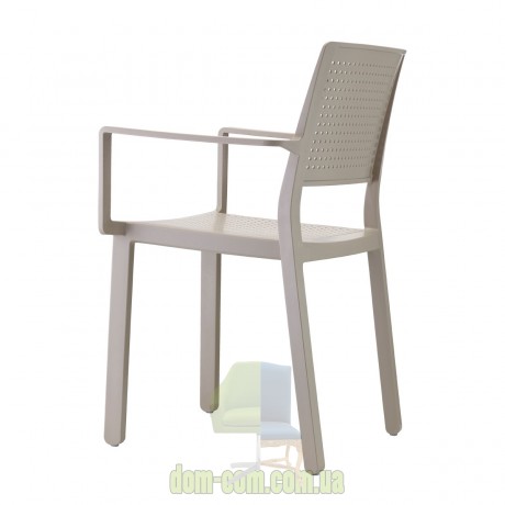 Стул с подлокотниками из технополимера SCAB Design Emi 2342