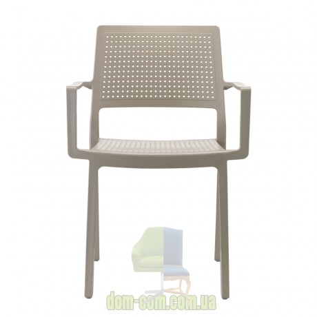 Стул с подлокотниками из технополимера SCAB Design Emi 2342