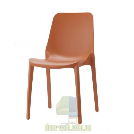 SCAB Design Ginevra 2334 яркий штабелируемый стул из технополимера 