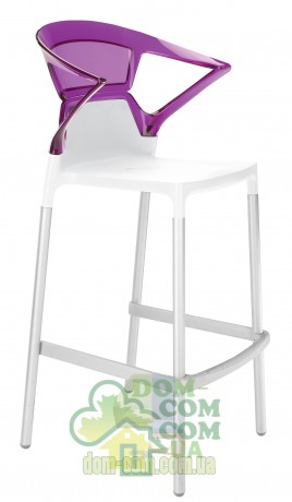 Стул барный Papatya Ego-K белый