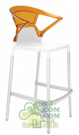 Стул барный Papatya Ego-K белый