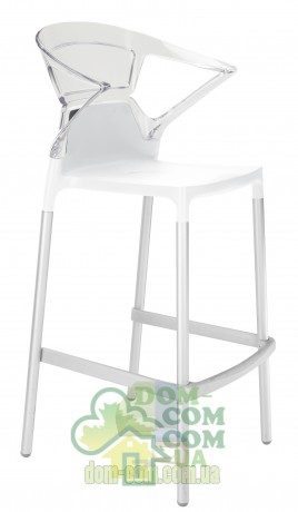 Стул барный Papatya Ego-K белый