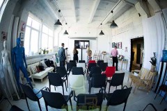 SCAB Design Ginevra 2333 штабелируемый стул с подлокотниками