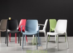 SCAB Design Ginevra 2333 штабелируемый стул с подлокотниками