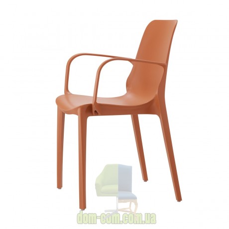 SCAB Design Ginevra 2333 штабелируемый стул с подлокотниками
