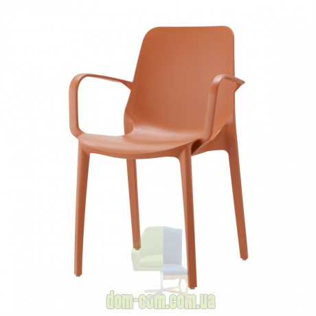 SCAB Design Ginevra 2333 штабелируемый стул с подлокотниками