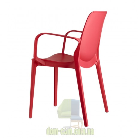 SCAB Design Ginevra 2333 штабелируемый стул с подлокотниками