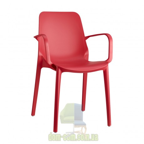 SCAB Design Ginevra 2333 штабелируемый стул с подлокотниками
