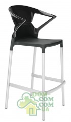 Стул барный Papatya Ego-K черный 