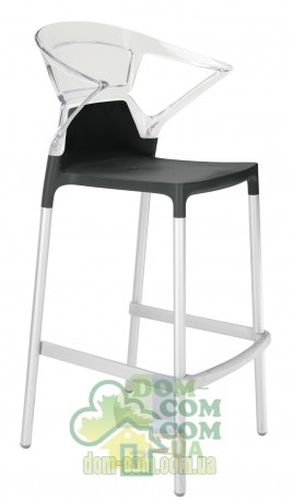 Стул барный Papatya Ego-K черный