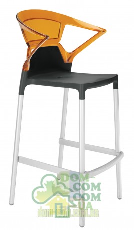 Стул барный Papatya Ego-K черный