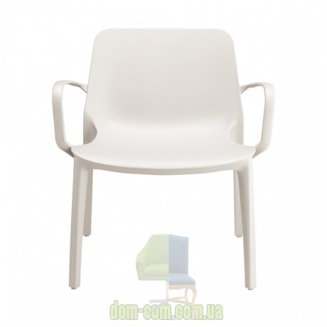  SCAB Design Ginevra Lounge 2351 широкое штабелируемое кресло