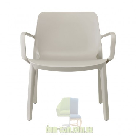  SCAB Design Ginevra Lounge 2351 широкое штабелируемое кресло