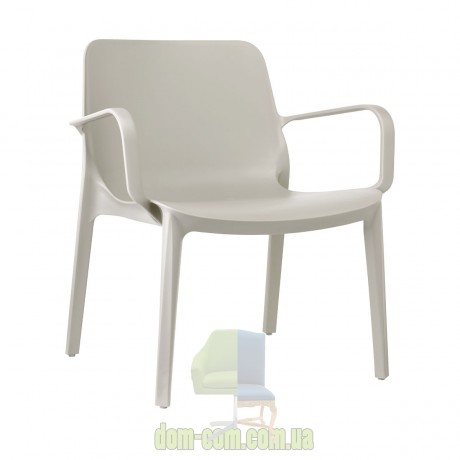  SCAB Design Ginevra Lounge 2351 широкое штабелируемое кресло