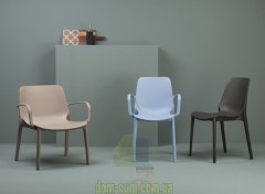  SCAB Design Ginevra Lounge 2351 широкое штабелируемое кресло