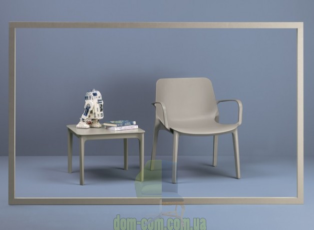  SCAB Design Ginevra Lounge 2351 широкое штабелируемое кресло