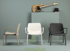  SCAB Design Ginevra Lounge 2351 широкое штабелируемое кресло