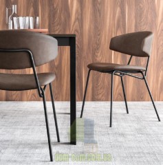 Современный стул на металлическом каркасе Calligaris Sophia CS/1890