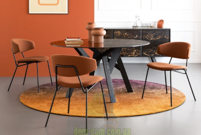 Современный стул на металлическом каркасе Calligaris Sophia CS/1890