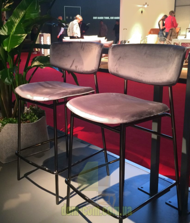 Барный стул на изящном металлическом каркасе Calligaris Fifties CS/1864